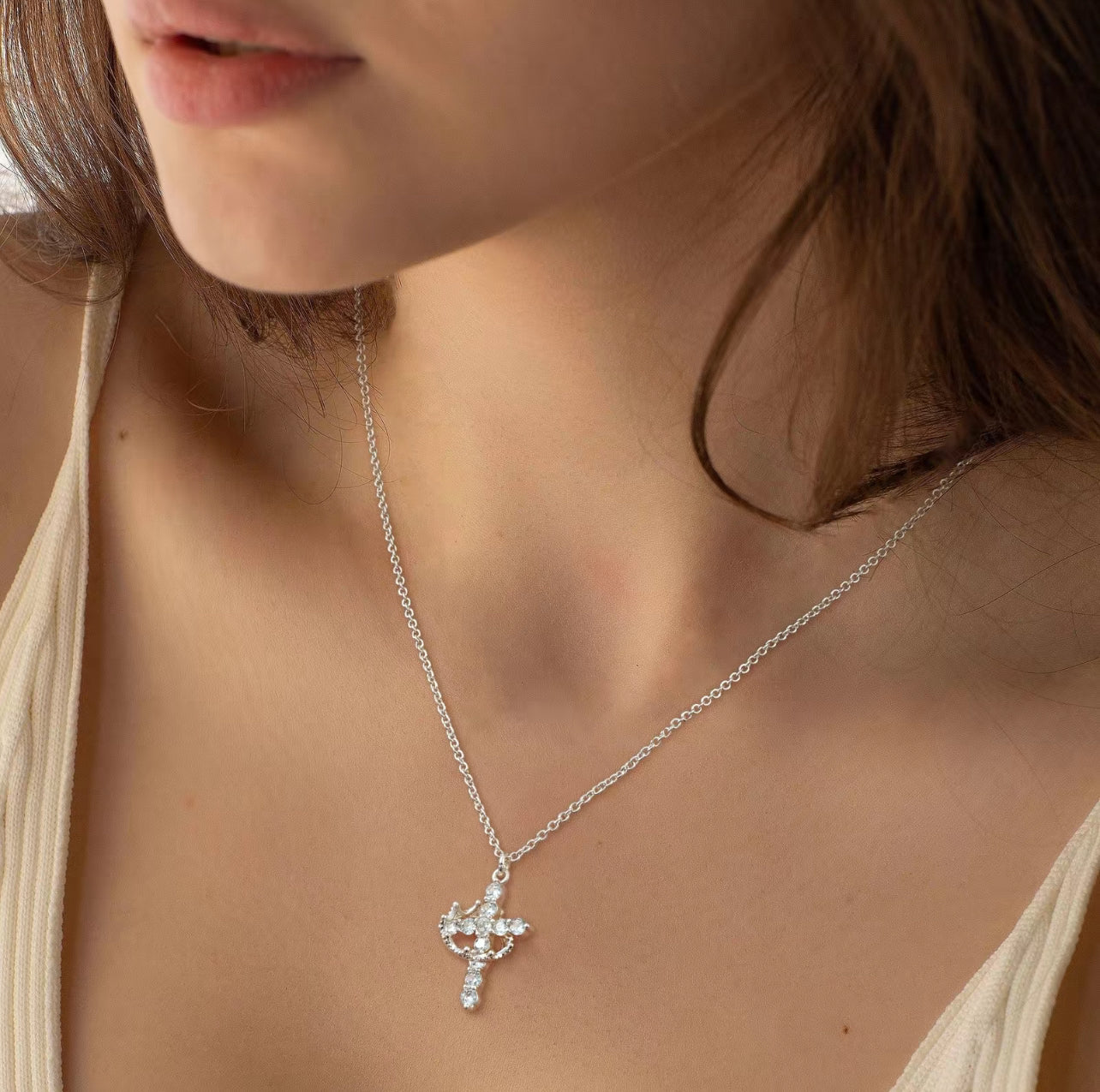 Collana Croce Eterna - CONFEZIONE REGALO INCLUSA!